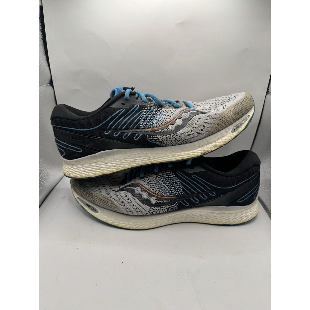 Saucony Men's S20543-25 Freedom 3 Running Shoe, Grey/Blue - 13 M US No Box